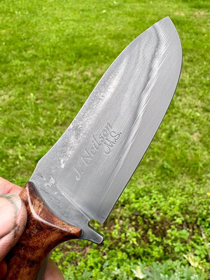 Tejas Ranch Knife in Mesquite Burl