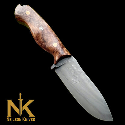 Tejas Ranch Knife in Mesquite Burl