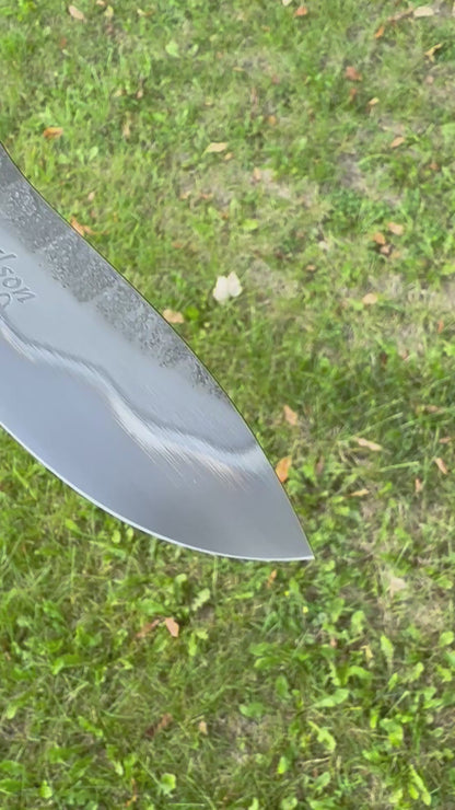Tejas Ranch Knife in Chittum Burl